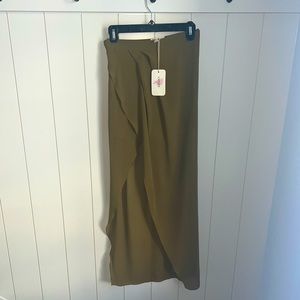 NWT L’Atiste by Amy asymmetrical maxi wrap skort